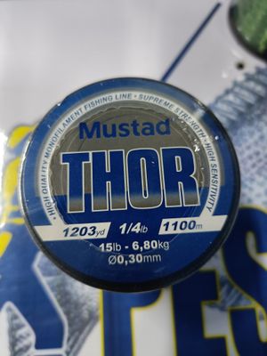 Línea 1100 Mtr - 0.30 mm - 6,80Kg - THOR MUSTAD