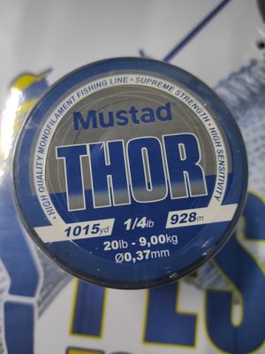 Línea 928 Mtr - 0.37 mm - 9Kg - THOR MUSTAD