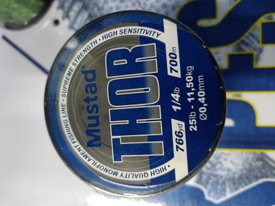 Línea 700 Mtr - 0.40 mm - 11,50Kg - THOR MUSTAD
