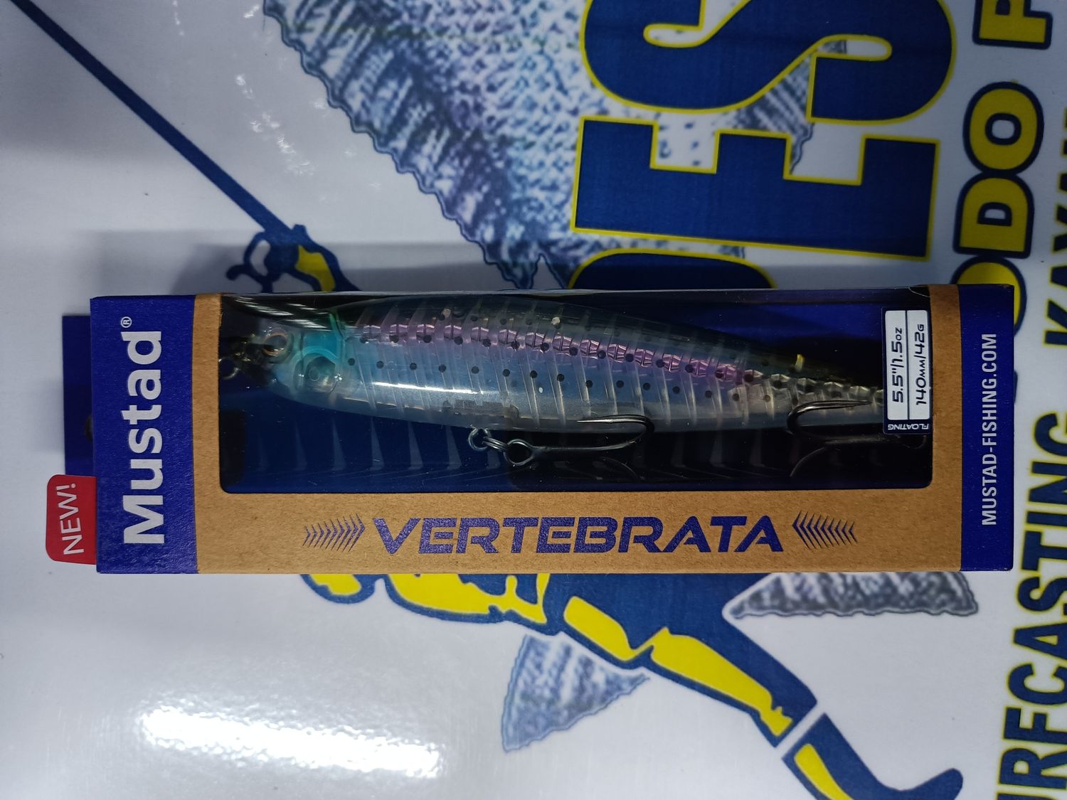 Paseante Mustad Vertebra 5,5" - 140mm / 42Gr - Color 001