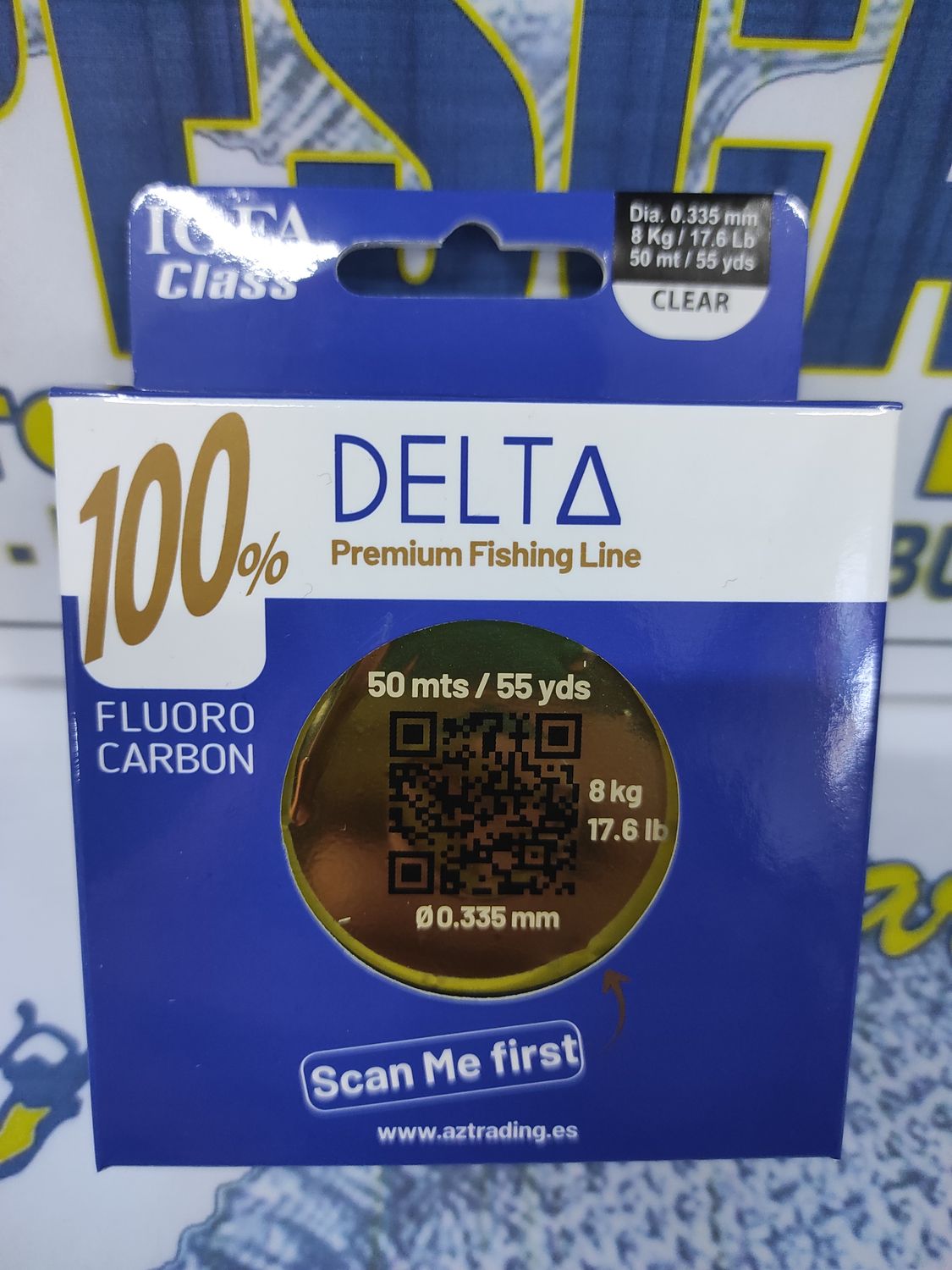 Linea DELTA 50Mtr - 0.335mm - 8Kg - 100%FluoroCarbon