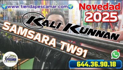 Caña Kali Kunnan Samsara TW91 4.20m 100-250g Fuji TZ