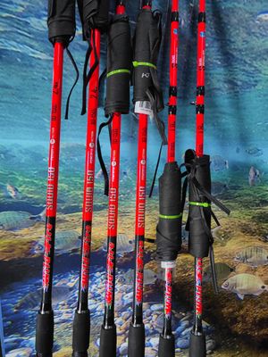 Caña KatX WildFire Squid 10/150Gr - 1.8Mtr/2.1Mtr/2.4Mtr - 2 Piezas
