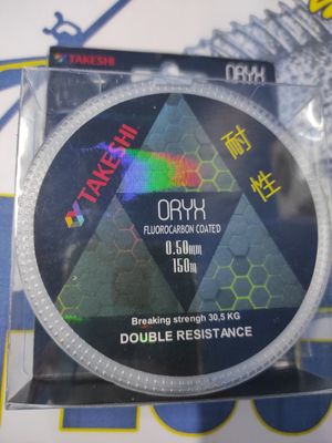 Linea 150Mtr - Takeshi ORYX - 0.50 - 30,50Kg - Doble Resistencia - Fluorocarbon Coated