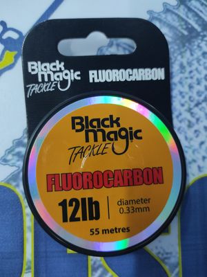 Línea Blacky Magic Leader 12Lb - 55 Mtr - 0.33 - FluoroCarbon