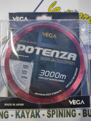 Línea 3000 Mtr - 0.20 mm - 8,60 Kg - POTENZA WORD CHAMPION - Vega