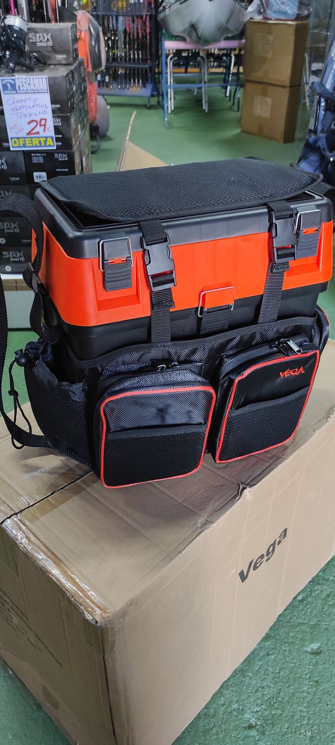 Cajón Rígido Vega + Arnés Mochila Vega
