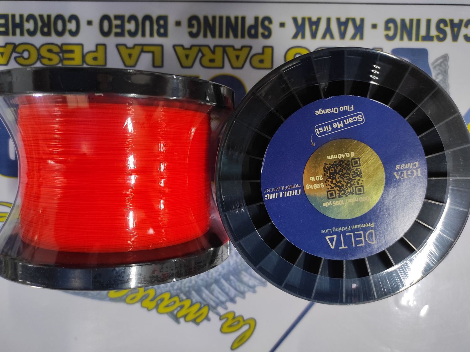 Linea Delta Trolling 0.40mm - 1000Mtr - 9.09Kg - ORANGE