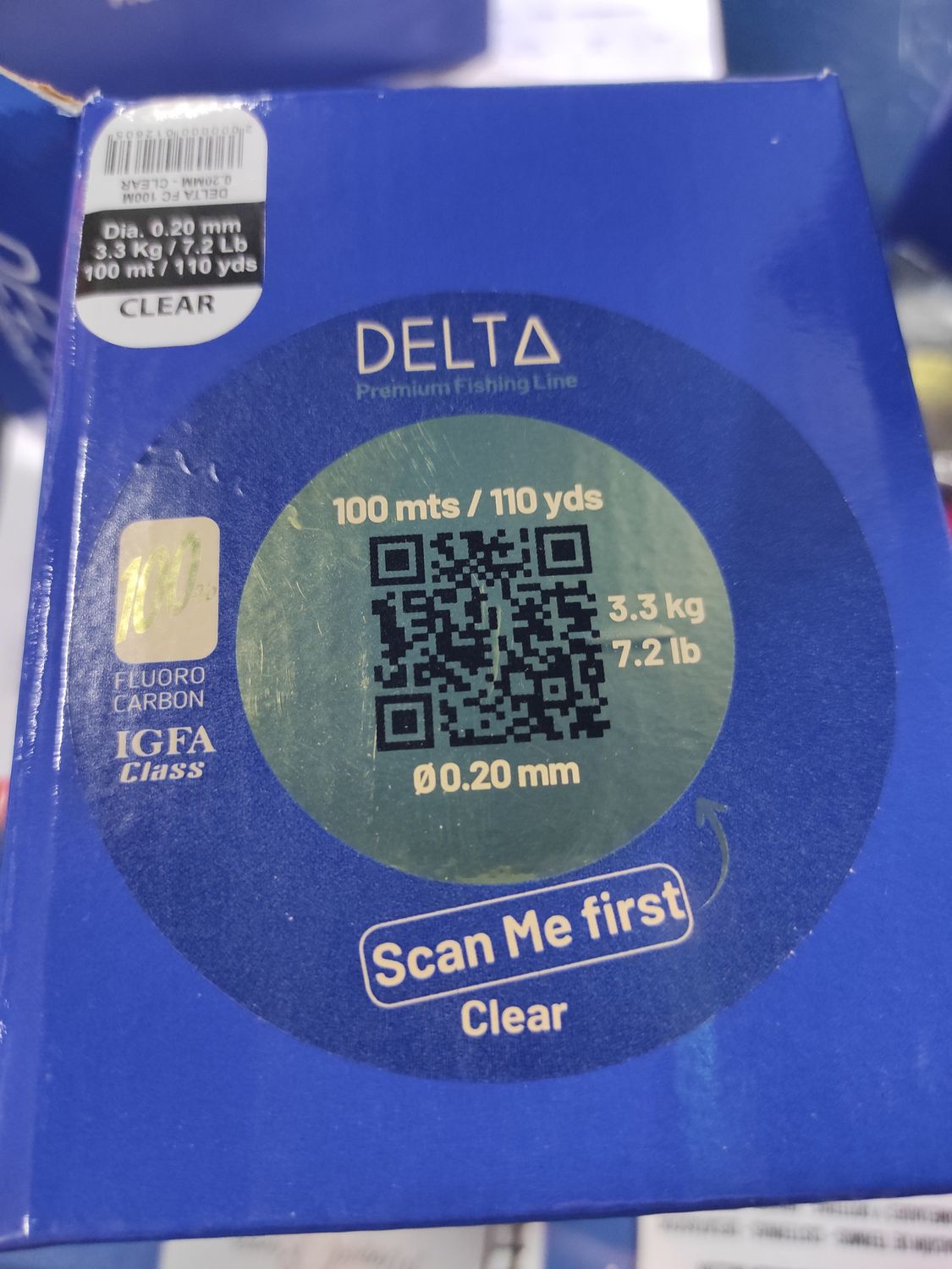Linea DELTA 50Mtr - 0.20mm - 3,3Kg - 100%FluoroCarbon