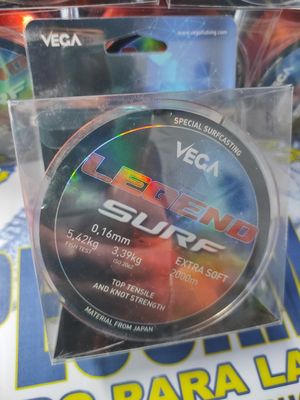 Linea 2000 Mtr LEGEND SURF VEGA 0.16 / 5.42KG - Special Surfcasting