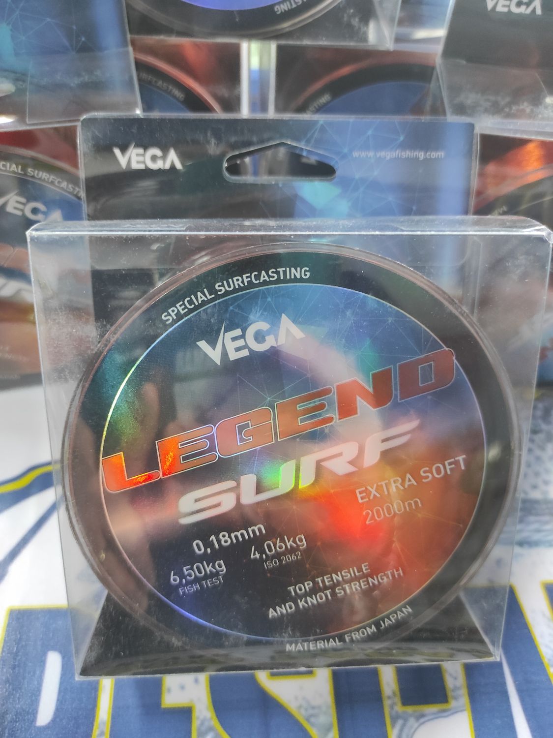 Linea 2000 Mtr LEGEND SURF VEGA 0.18 / 6.50KG - Special Surfcasting