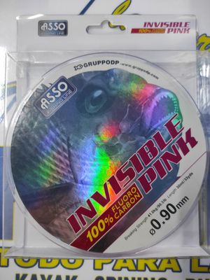Linea INVISIBLE PINK 0.90mm - 41,0kg - 33yds - ASSO - 100% FLUOROCARBON