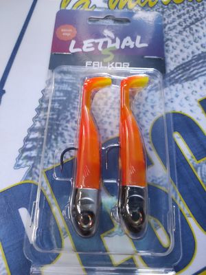 Cabeza Plomada vinilo Lethal S Falkor - 40Gr - 90mm - Color Orange