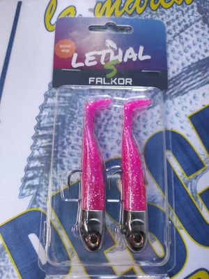 Cabeza Plomada vinilo Lethal S Falkor - 40Gr - 90mm - Color Pink Slivery