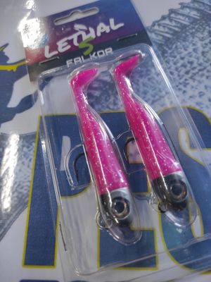 Cabeza Plomada vinilo Lethal S Falkor - 20Gr - 90mm - Color Pink Slivery