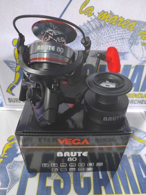 Carrete Vega Brute 80 - 7 Ball - 4.3:1 - 95cmV - 615Gr - 20 Kg Freno