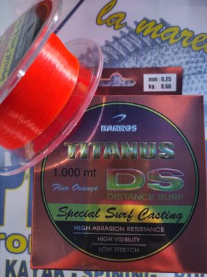 Linea 1000 Mtr - 0.25 - 8,6 Kg - Barros TITANUS DS Orange