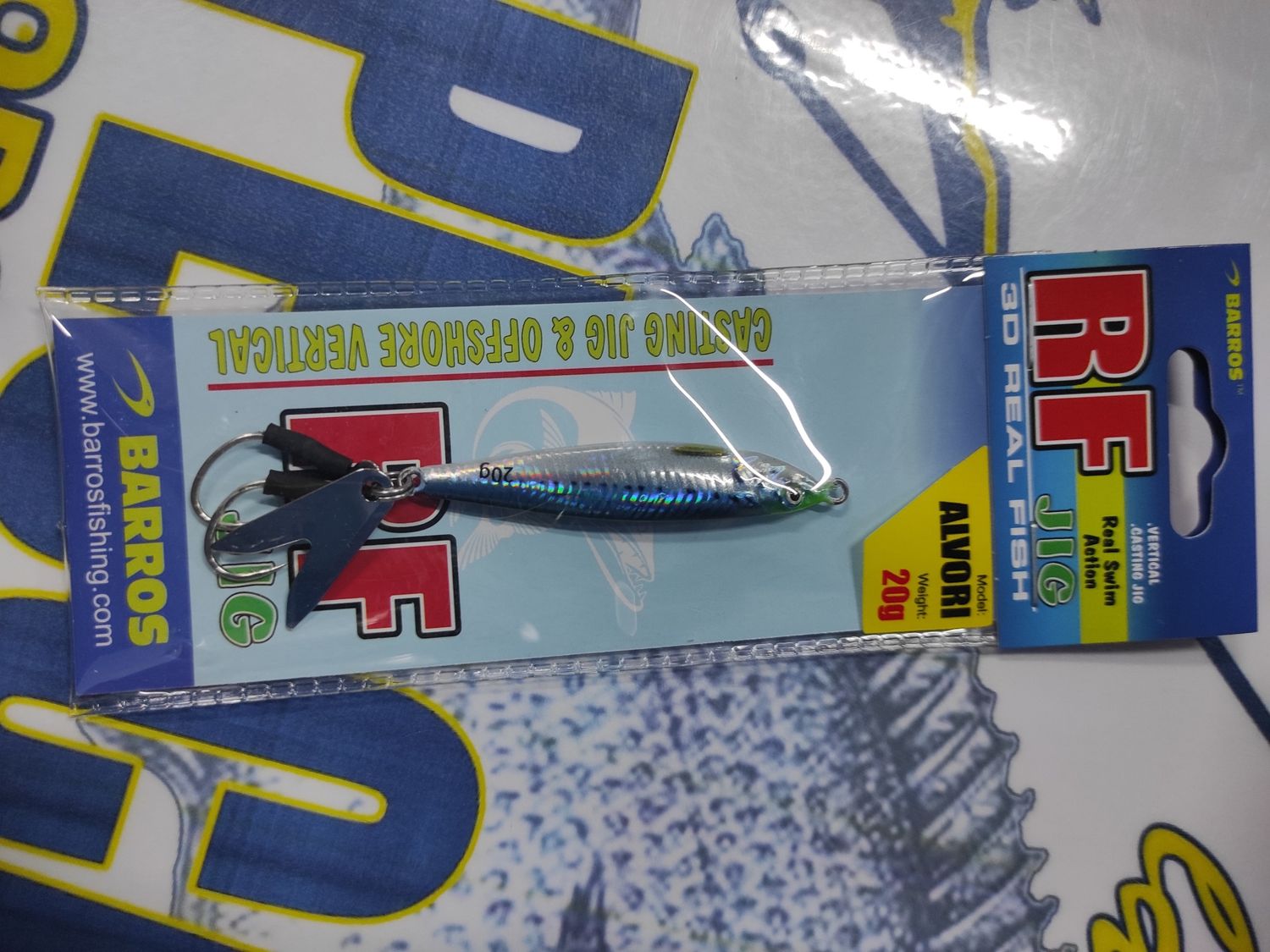 Jig BARROS - RF ALVORI 20Gr - Real Fish 3D - Color 021 SR