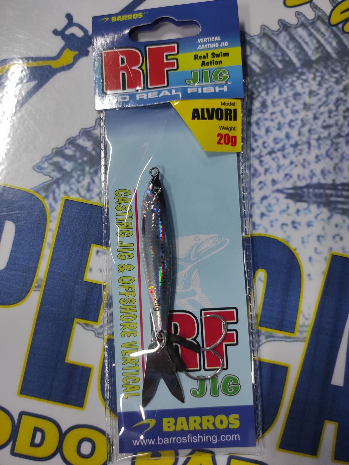 Jig BARROS - RF ALVORI 20Gr - Real Fish 3D - Color 023 PX