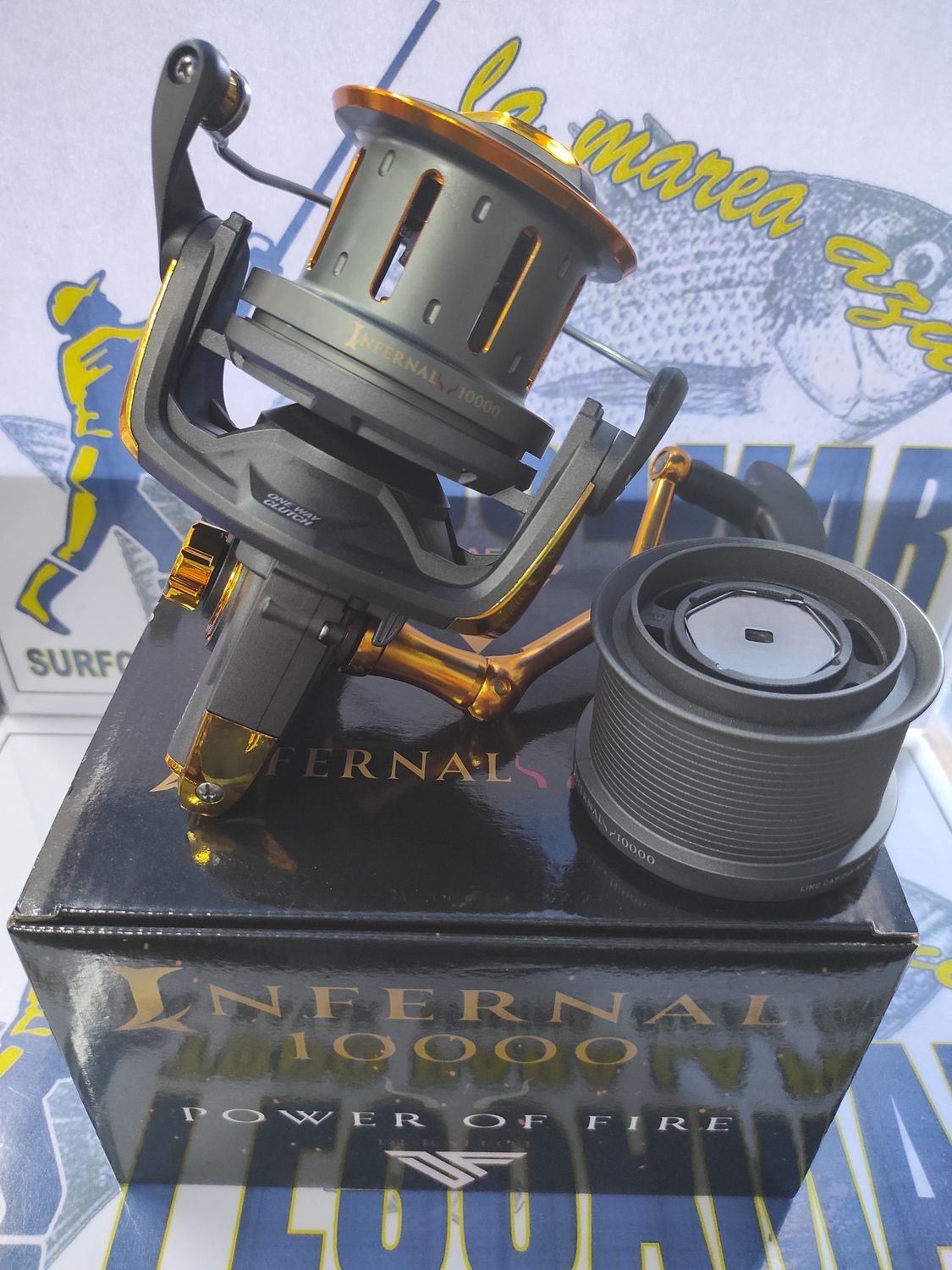 Carrete Duraflot INFERNAL 10000 / 6+1 BB / 4.6:1 / 2 Bobinas