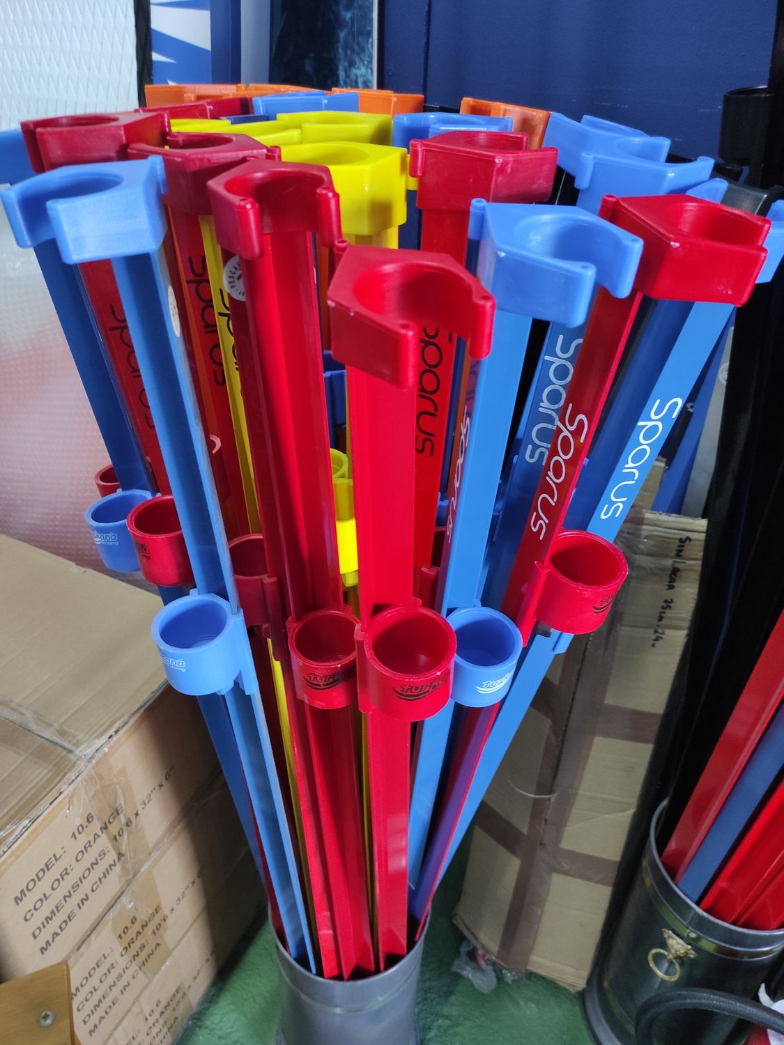 Soporte Pincho Pica Playa Aluminio 1 Mtr - Varios Colores