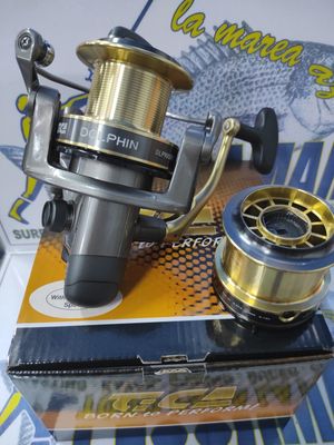 Carrete TICA DOLPHIN DLP9000 - 4.1:1 - 13+1BB - 8Kg Freno - 640Gr