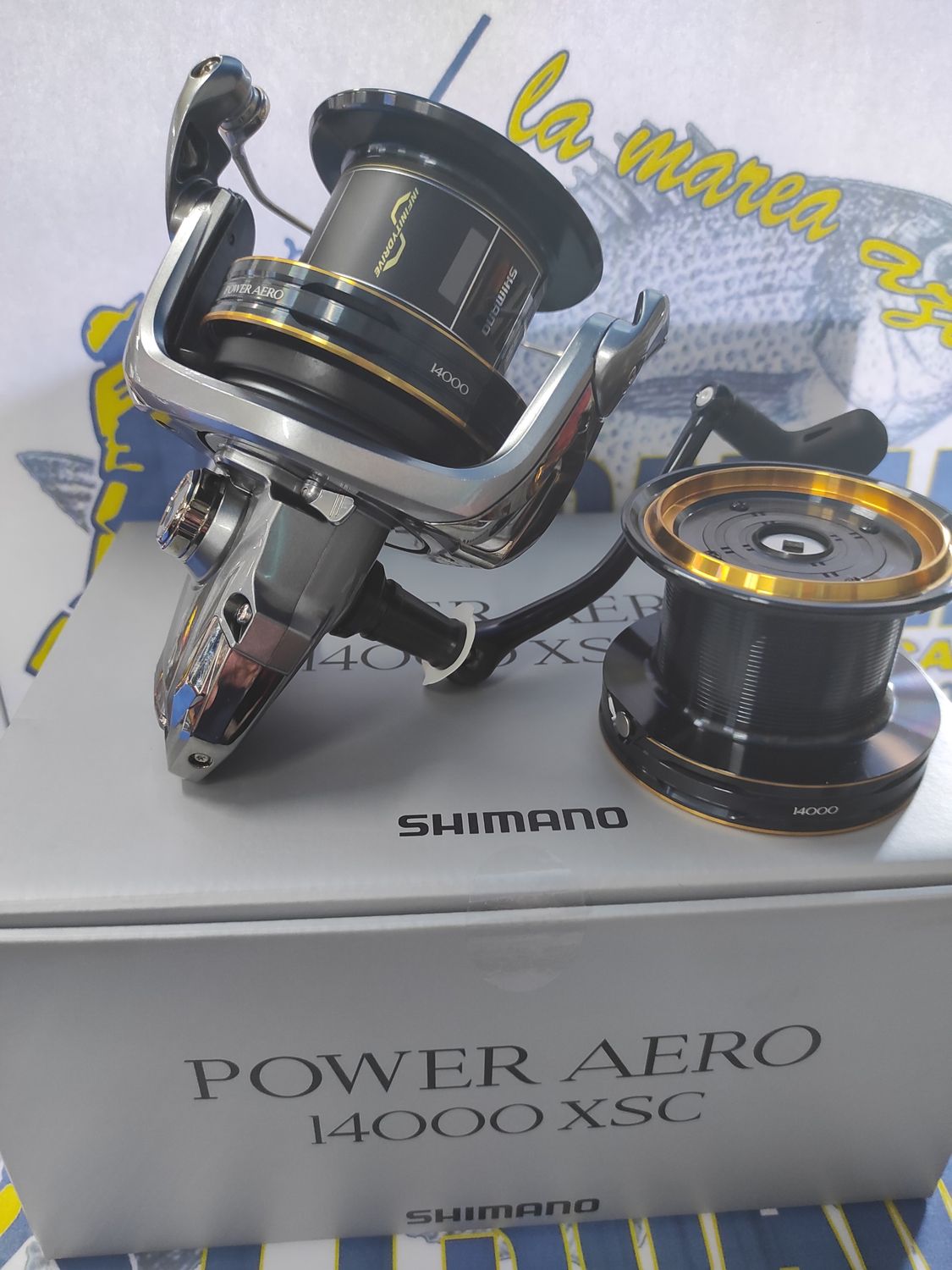 Carrete Shimano Power AERO 14000 XSC