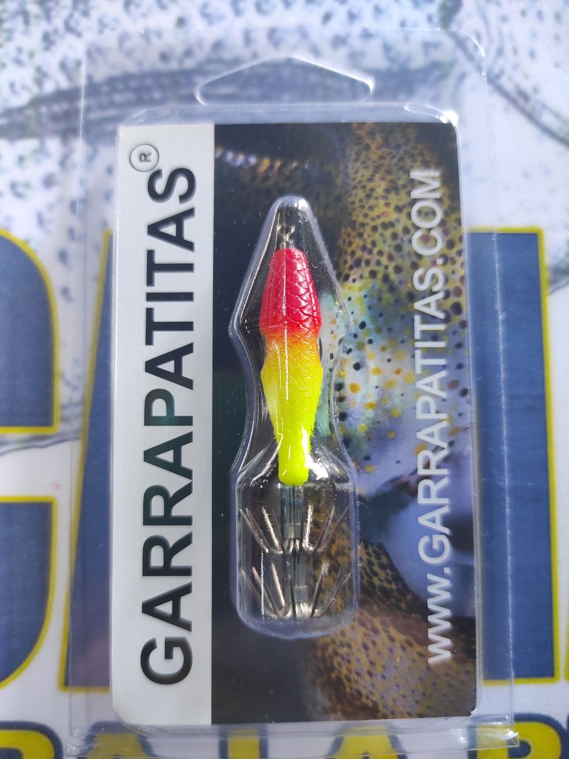 Señuelo Garrapatitas 59mm - 2,6Gr - Roja/amarilla