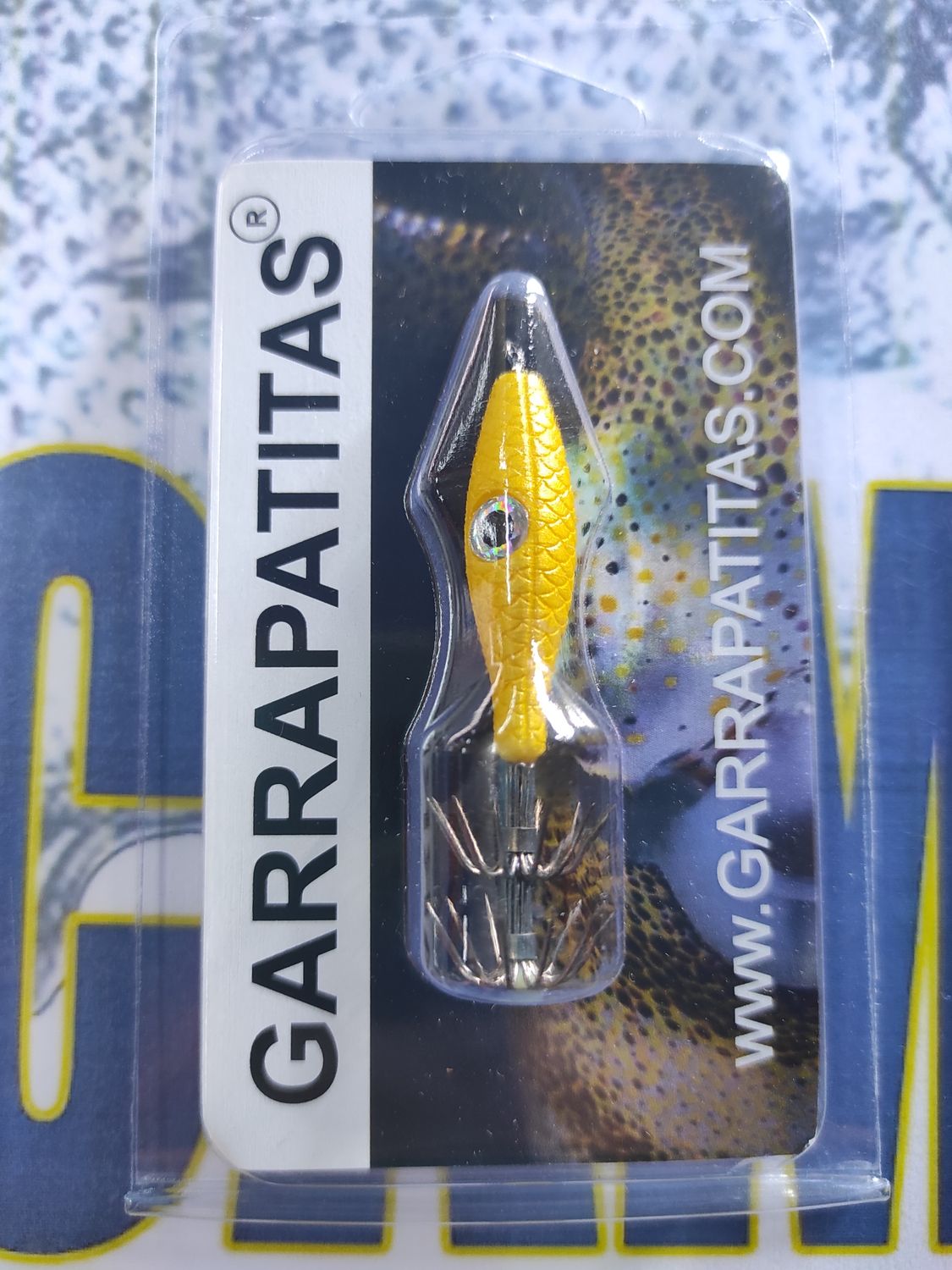 Señuelo Garrapatitas 59mm - 2,6Gr - Mostaza