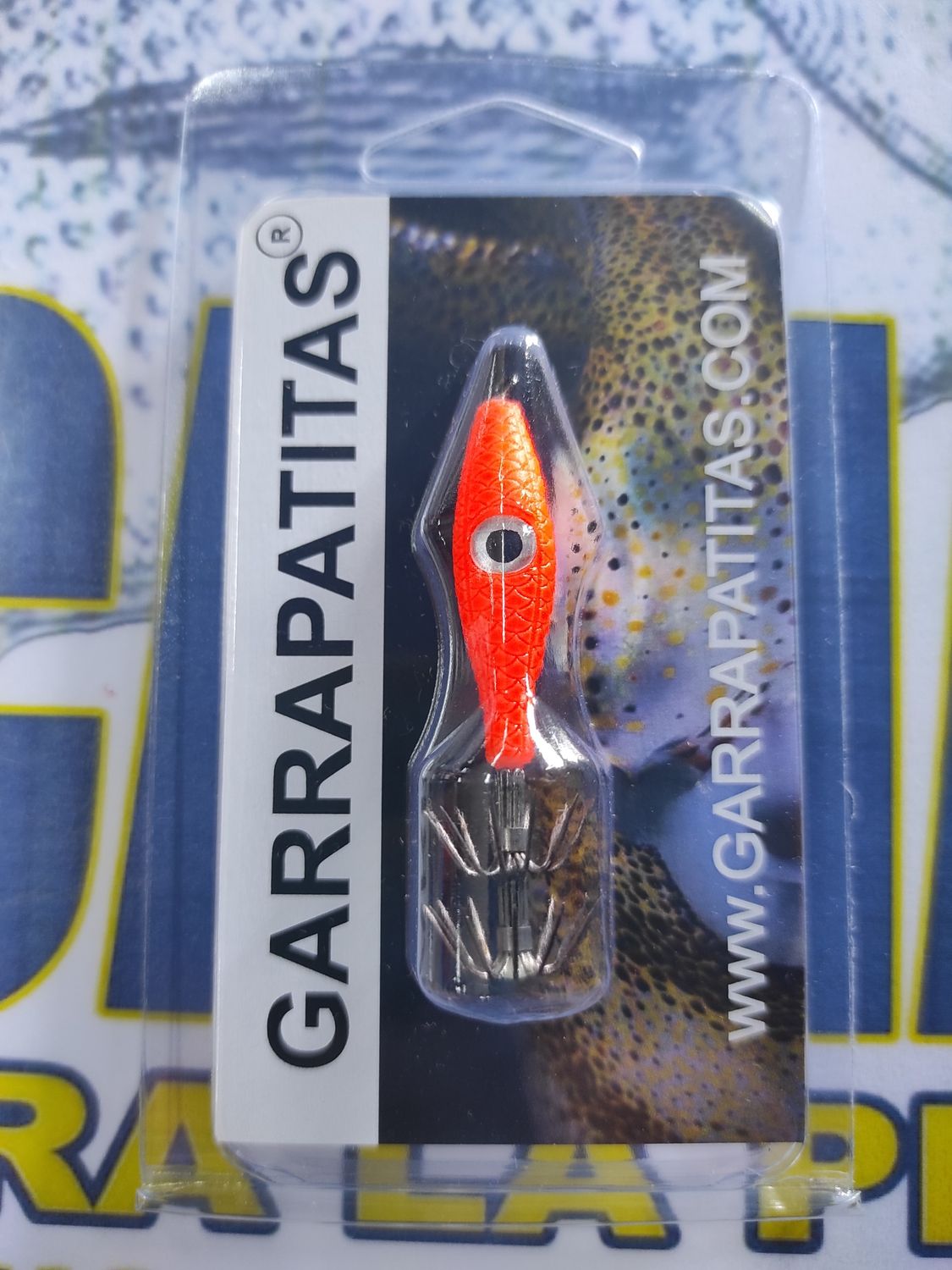 Señuelo Garrapatitas 59mm - 2,6Gr - Naranja