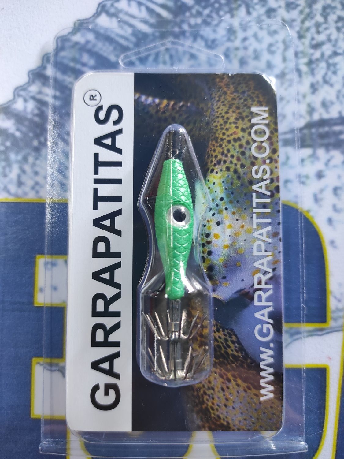 Señuelo Garrapatitas 59mm - 2,6Gr - Verde Esmeralda
