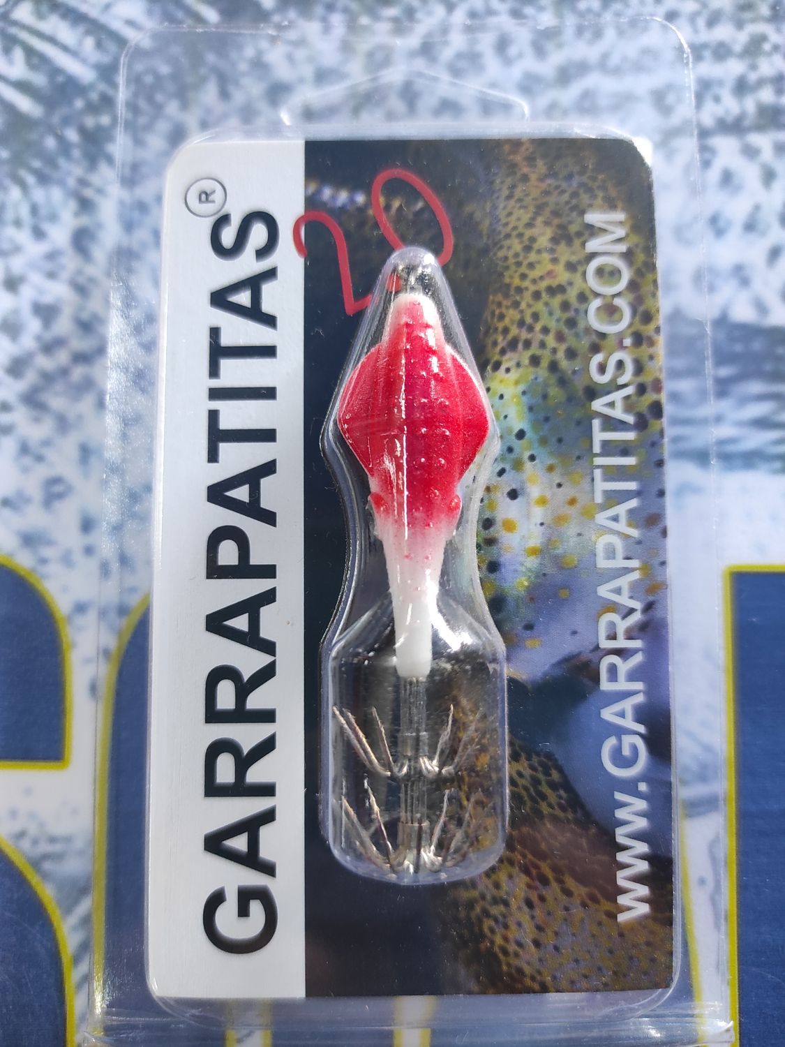 Señuelo Garrapatitas 2.0 - 62mm - 2,5Gr - Roja/Blanca