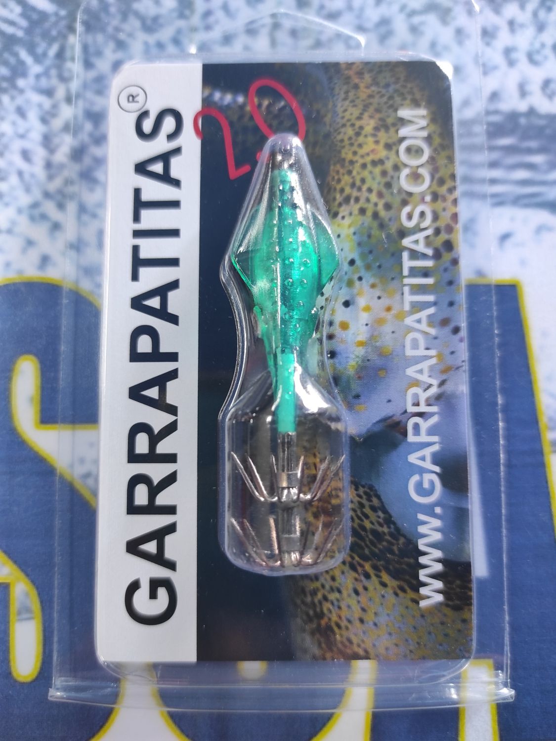 Señuelo Garrapatitas 2.0 - 62mm - 2,5Gr - Verde Cristal