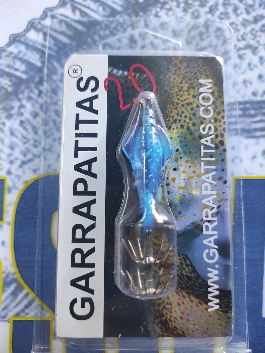 Señuelo Garrapatitas 2.0 - 62mm - 2,5Gr - Azul Crital