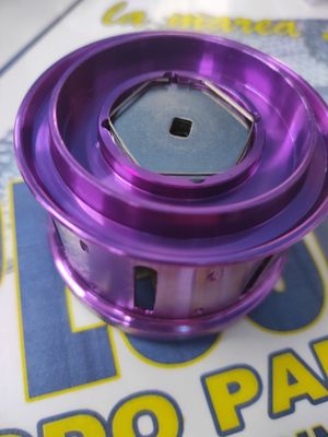 Bobina Duraflot Perfil Fino - Freno Carbono - Aluminio - Purple