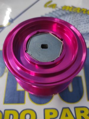 Bobina Duraflot Perfil Profundo - Freno Carbono - Aluminio - Fucsia