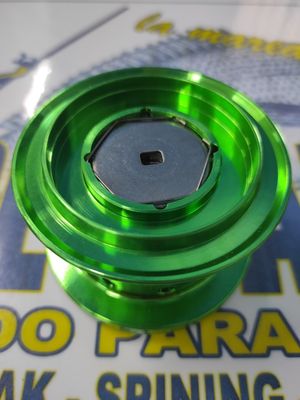 Bobina Duraflot Perfil Profundo - Freno Carbono - Aluminio - Verde