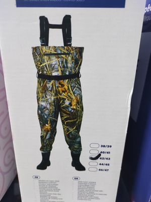VADEADOR Waders Nylon Jaeger Camo - Suela Tacos - 42/43