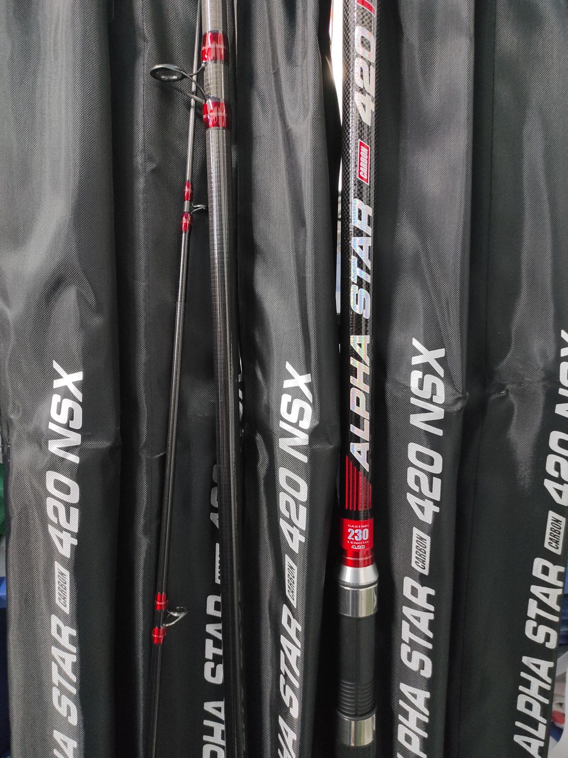 Caña Barros Alpha Star 420 NSX Híbrida FUJI - Ac230Gr - Globo - Carbono