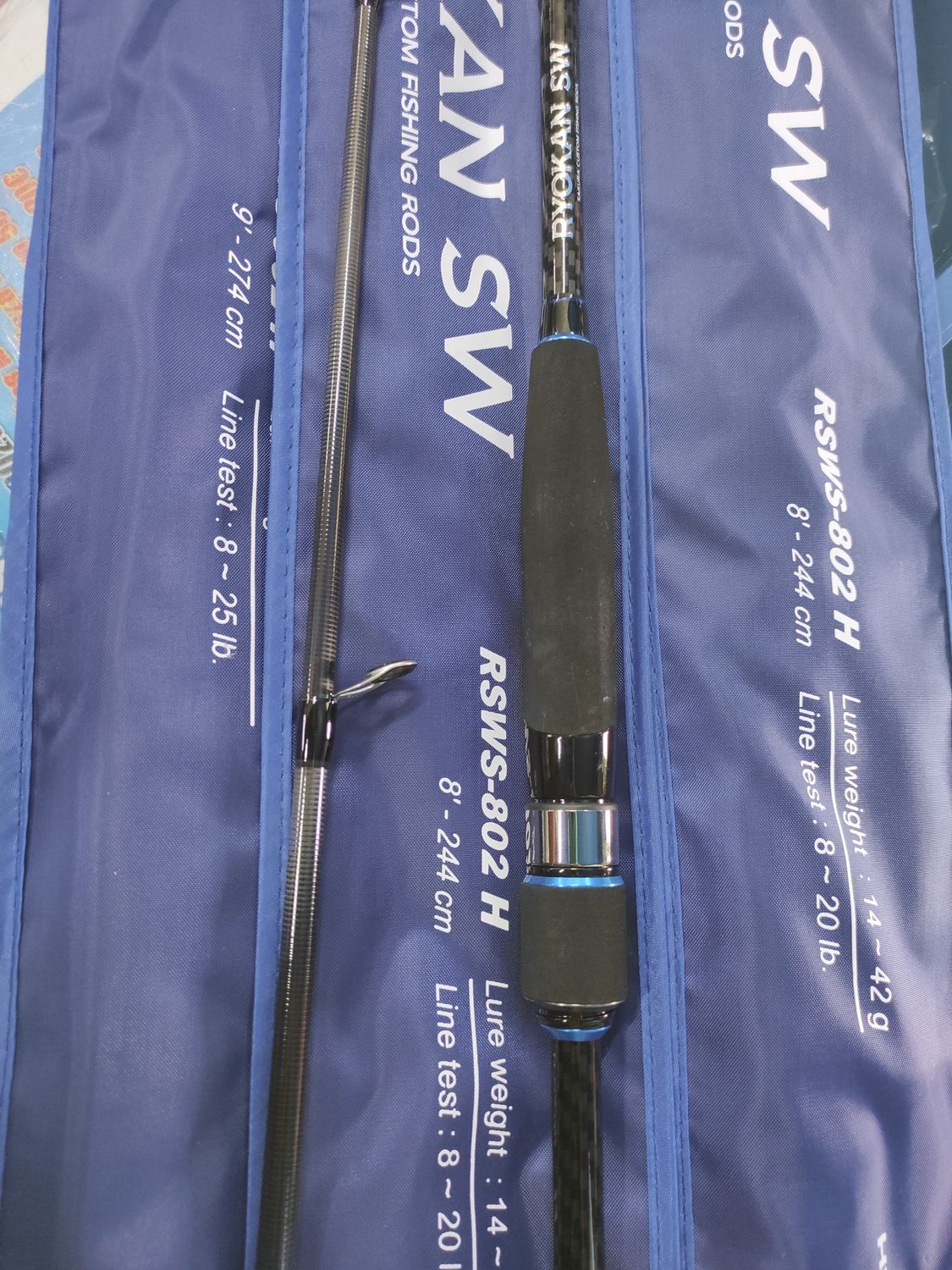 Caña Sakura Ryokan Sw Spinning RSWS 802H - 8" - 2.44m - FUJI - Ac14-42Gr - 2Elem / 30T Carbon