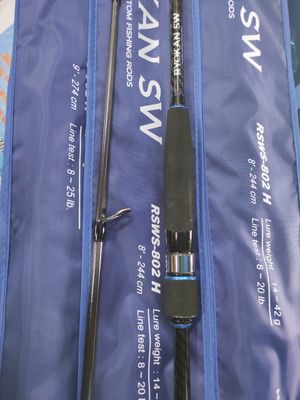 Caña Sakura Ryokan Sw Spinning RSWS 802H - 8" - 2.44m - FUJI - Ac14-42Gr - 2Elem / 30T Carbon