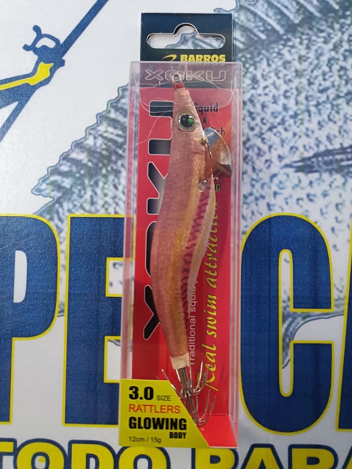 Pajarito Barros XOKU 3.0 - 12 Cm - 15 Gr - Color 009 - Con Cascabel