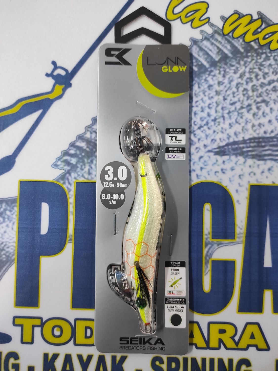 Pajarito SEIKA LunaGlow 3.0 - 12,60Gr - 96mm - 8.0/10.0sm - LUNA NUEVA - cod 516433