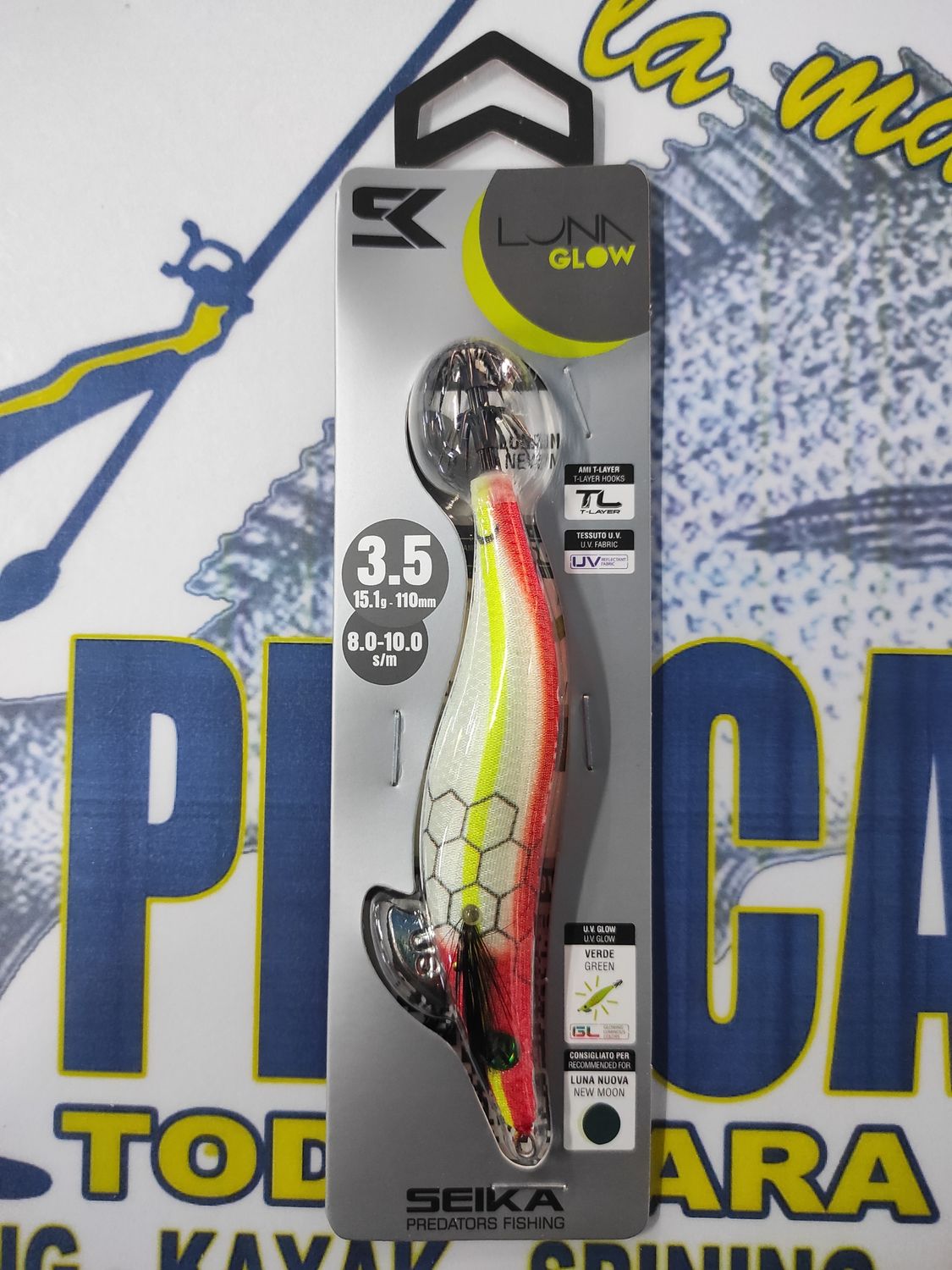Pajarito SEIKA LunaGlow 3.5 - 15.1Gr - 110mm - 8.0/10.0sm - LUNA NUEVA - cod 516501