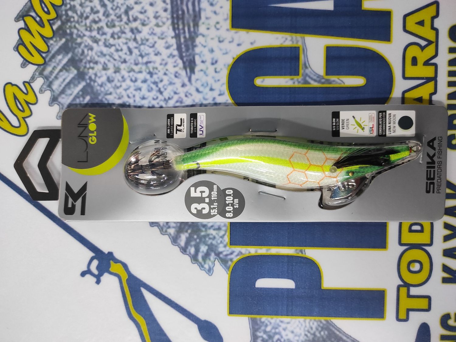 Pajarito SEIKA LunaGlow 3.5 - 15.1Gr - 110mm - 8.0/10.0sm - LUNA NUEVA - cod 516525