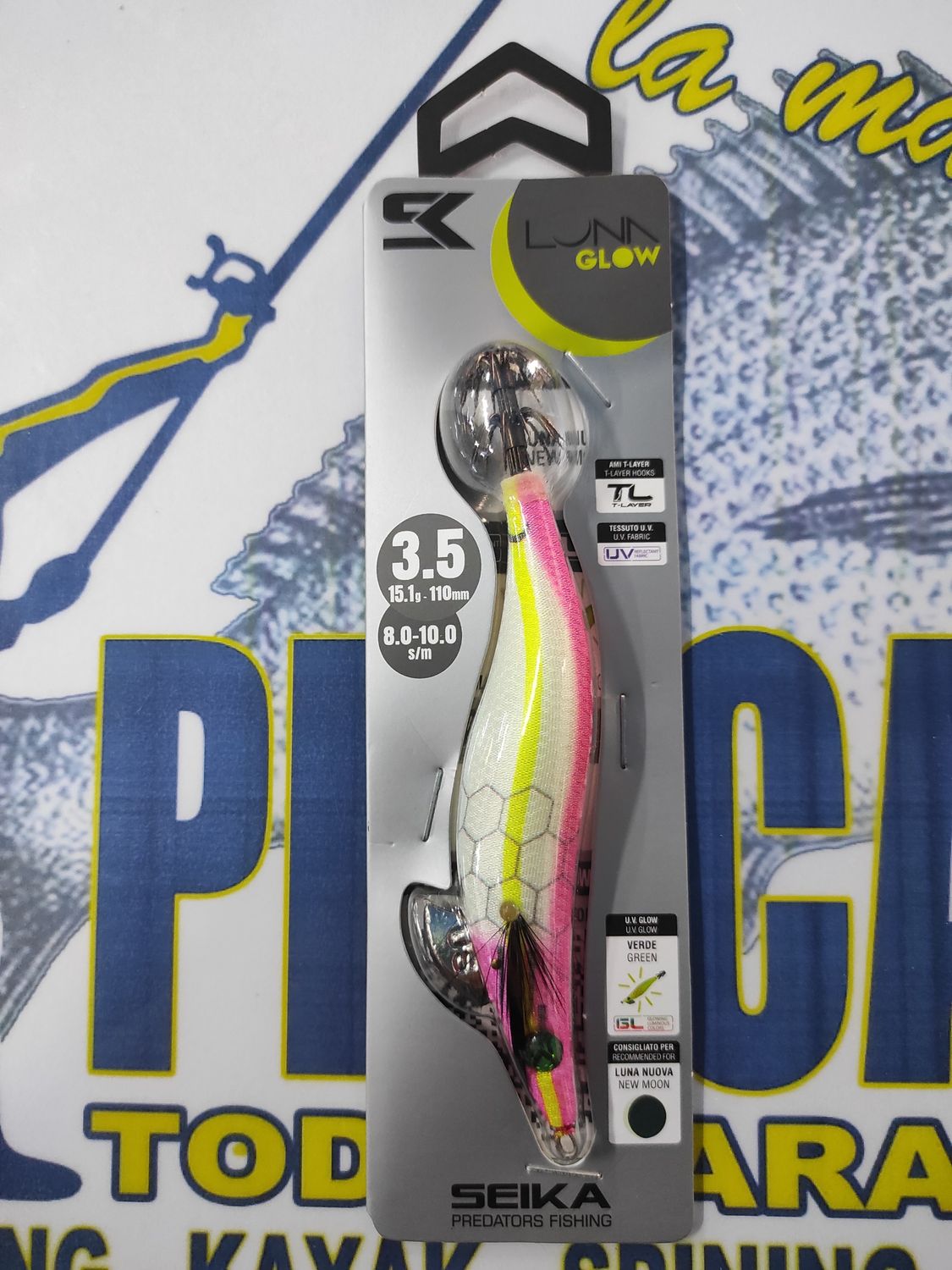Pajarito SEIKA LunaGlow 3.5 - 15.1Gr - 110mm - 8.0/10.0sm - LUNA NUEVA - cod 516532