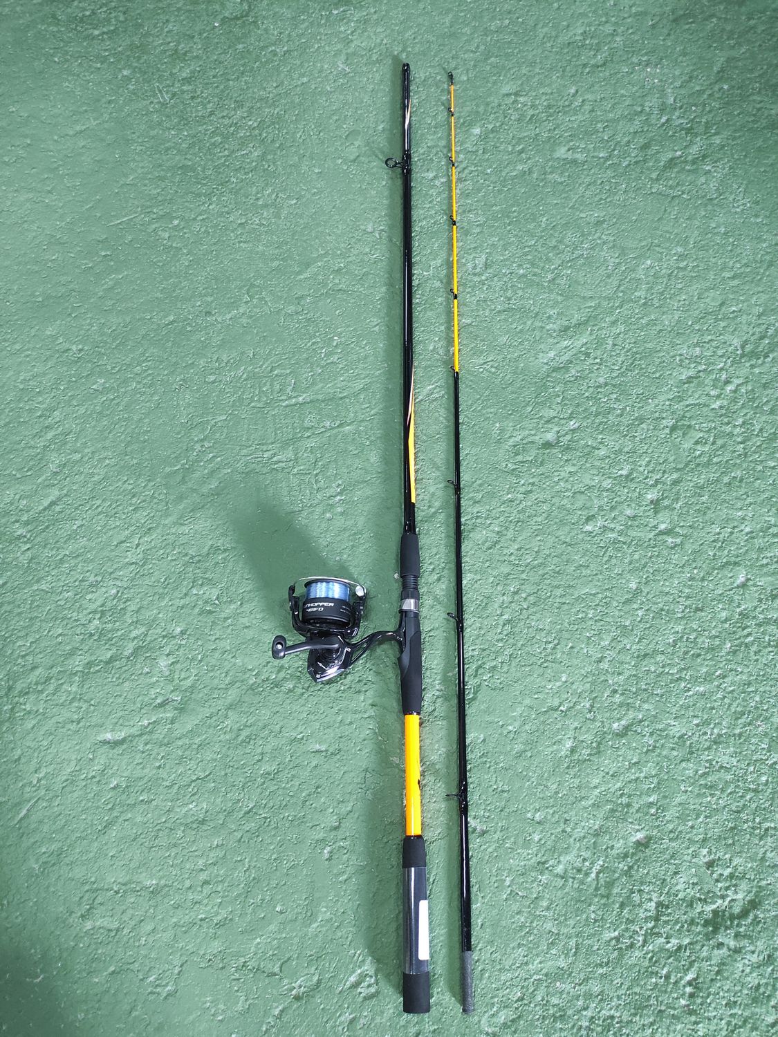 Combo Egging Iniciación : Caña Sunset inky pro 240-2 (ac100gr) + carrete sunhopper swf 401Fd / Recogida0.84m-Freno5,5Kg Combo Egging Iniciación : Caña Sunset inky pro 240-2 (ac100gr) + carrete sunhopper swf 401Fd / Recogida0.84m-Freno5,5Kg