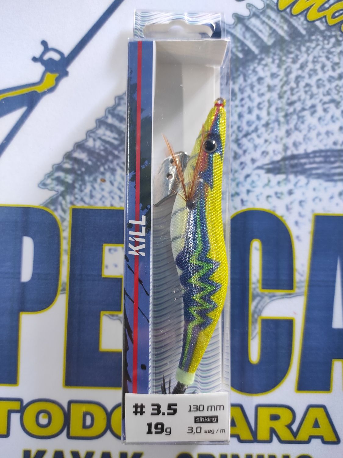 Pajarita Kill Turkana 3.5 - 130mm - 19Gr - 3,0seg/m - Color N01B - 292022