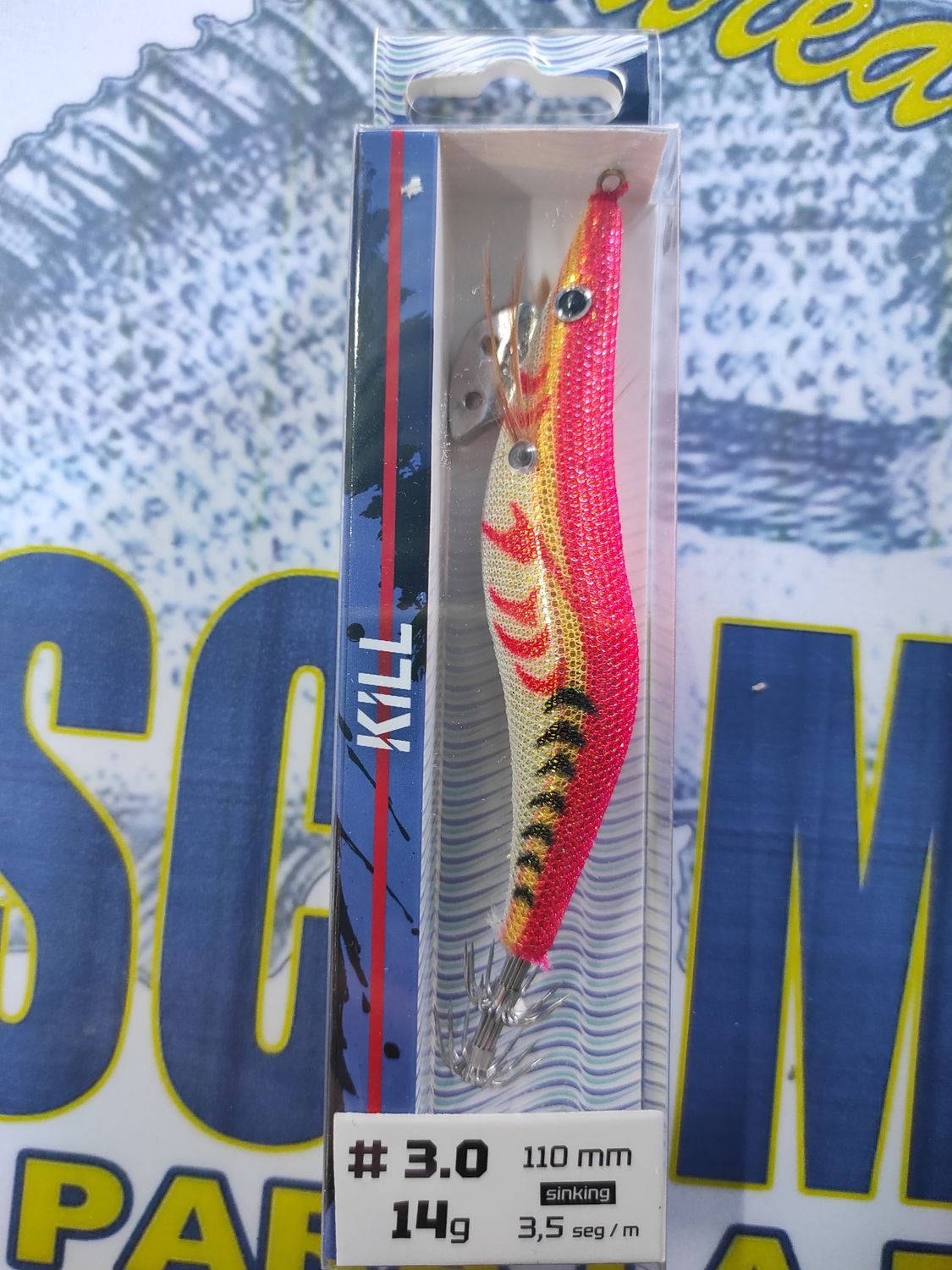 Pajarita Kill Turkana 3.0 - 110mm - 14Gr - 3,5seg/m - Color N08 - 291865