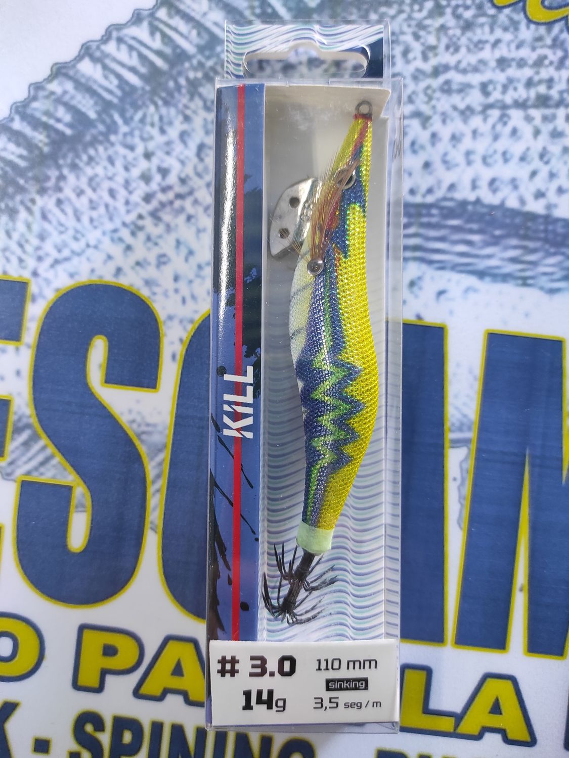 Pajarita Kill Turkana 3.0 - 110mm - 14Gr - 3,5seg/m - Color N01 - 291797